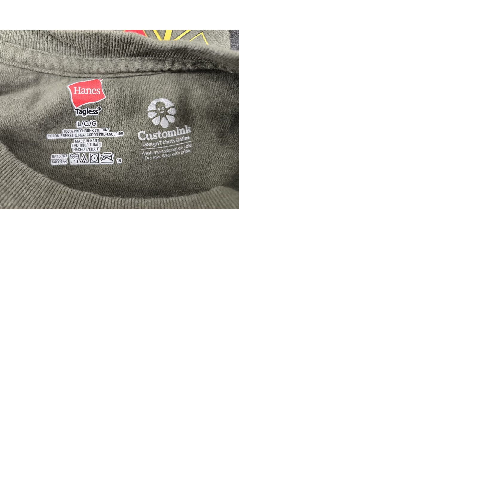 Hanes C company 115th Expeditionary Signal Battalion Renegades Men's Green T Shirt L Size US L / EU 52-54 / 3 - 9 Thumbnail