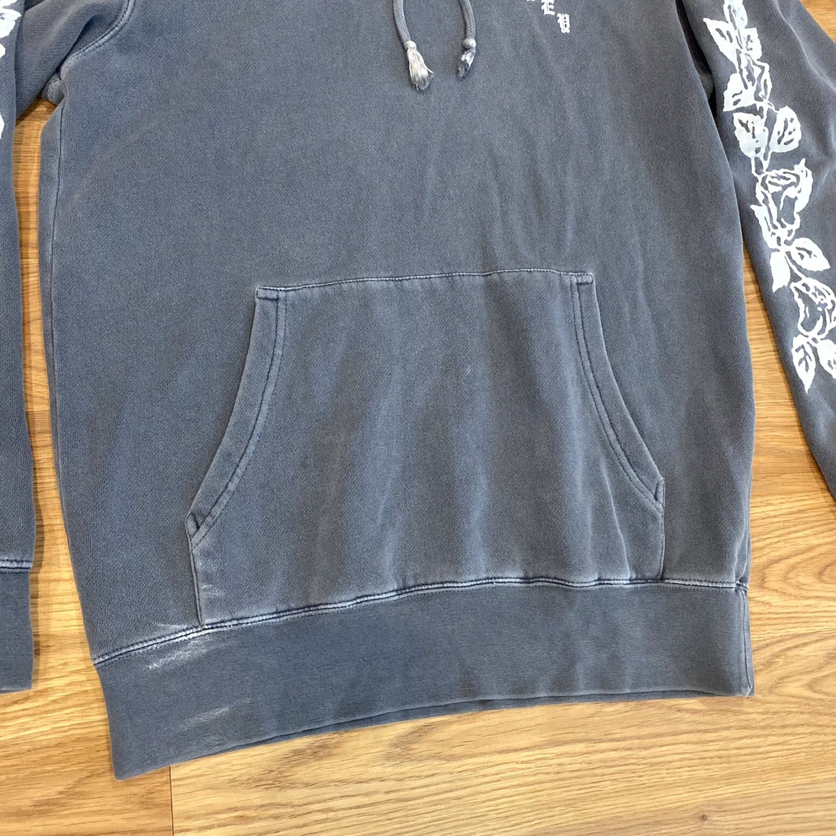Obey OBEY Worldwide Gray Pull Over Hoodie Sweatshirt Floral Print Women’s Size Medium Size M / US 6-8 / IT 42-44 - 5 Thumbnail
