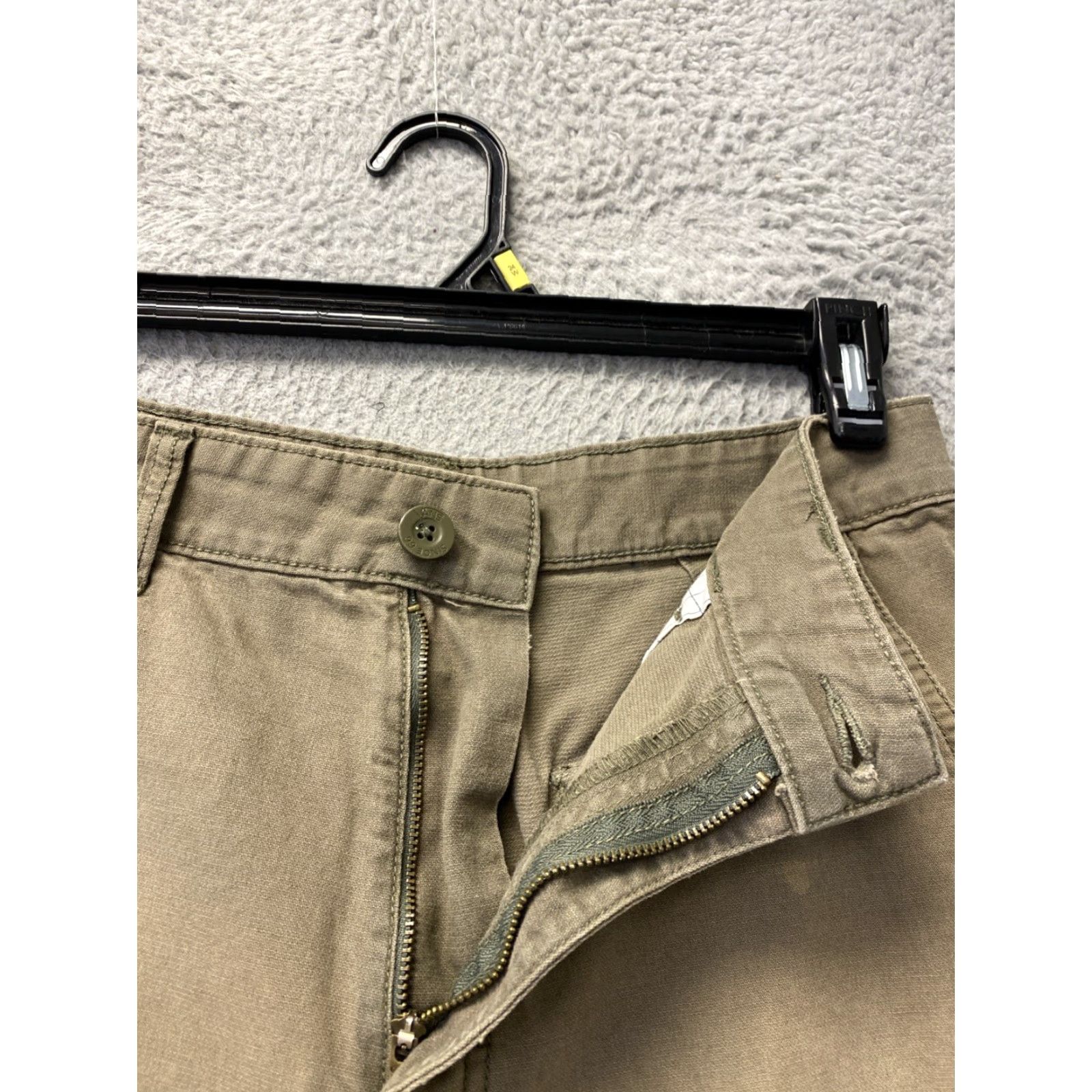 Vans VANS Authentic Chino Shorts Mens Size 30 Casual Faded Green Cotton Canvas 8 Inseam Size US 30 / EU 46 - 5 Thumbnail
