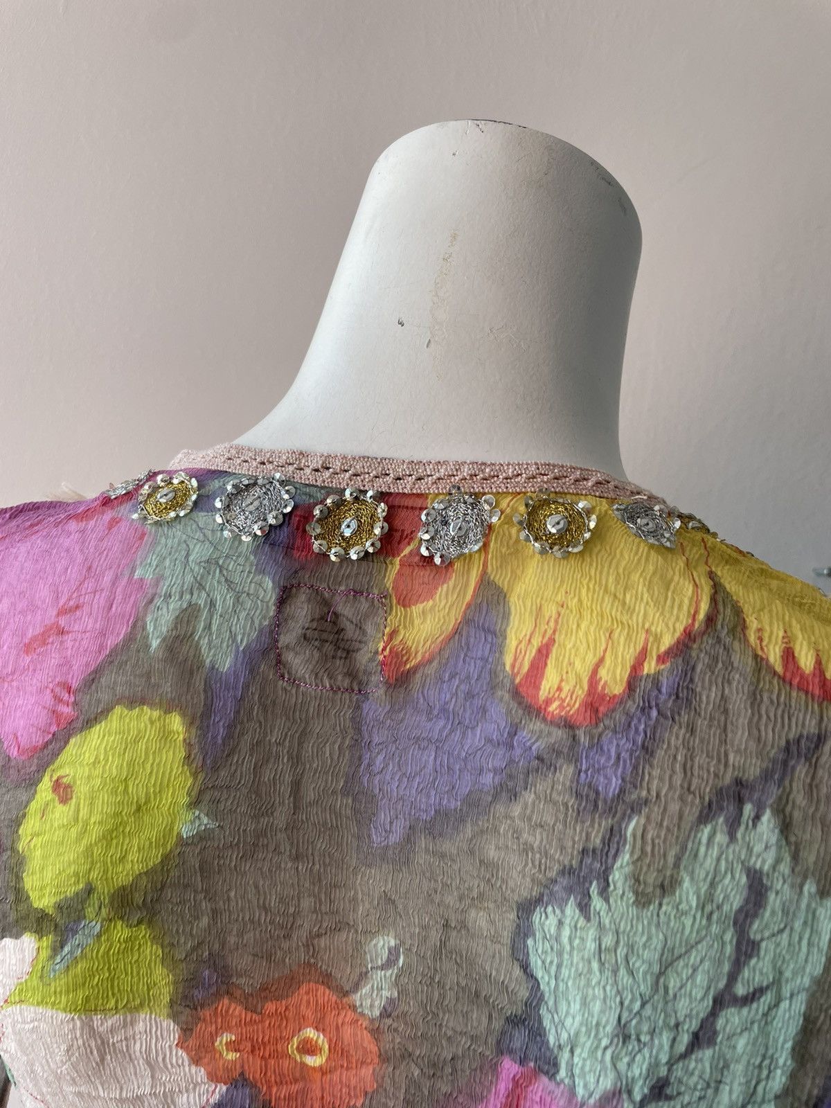 Vintage Y2k silk blouse Size M / US 6-8 / IT 42-44 - 16 Thumbnail