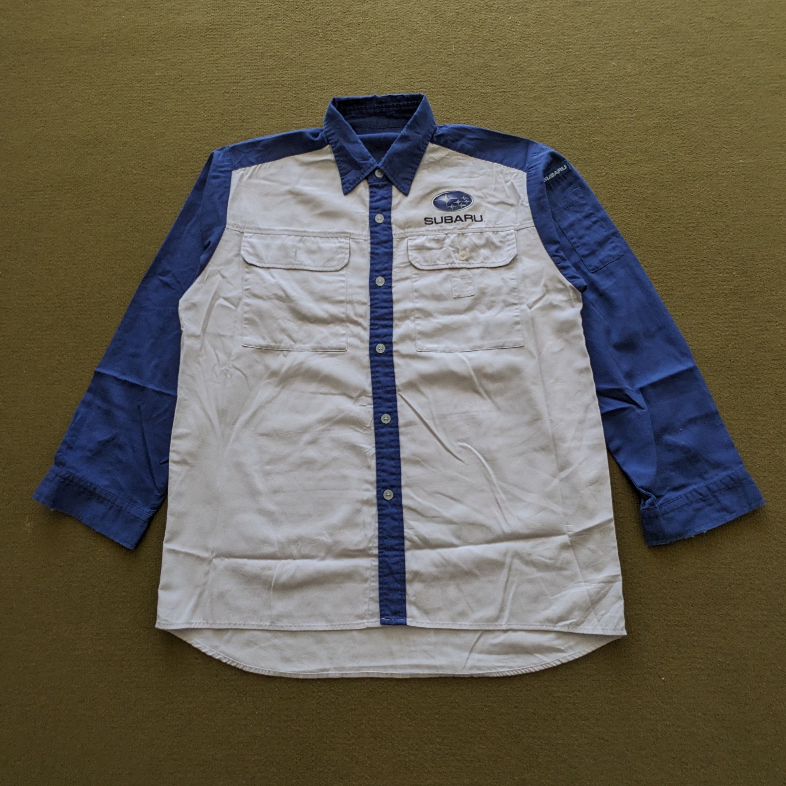 Japanese Brand Vintage SUBARU Japanese Racing Team Custom Japan Shirts Size US L / EU 52-54 / 3 - 2 Thumbnail