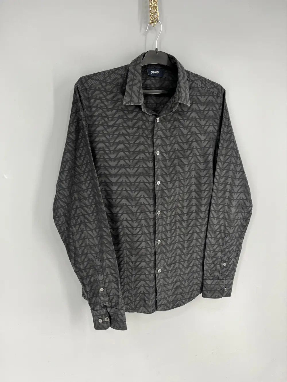 Giorgio Armani Vintage Shirt Armani Collezioni JEANS Size XL Rare Size US L / EU 52-54 / 3 - 2 Thumbnail
