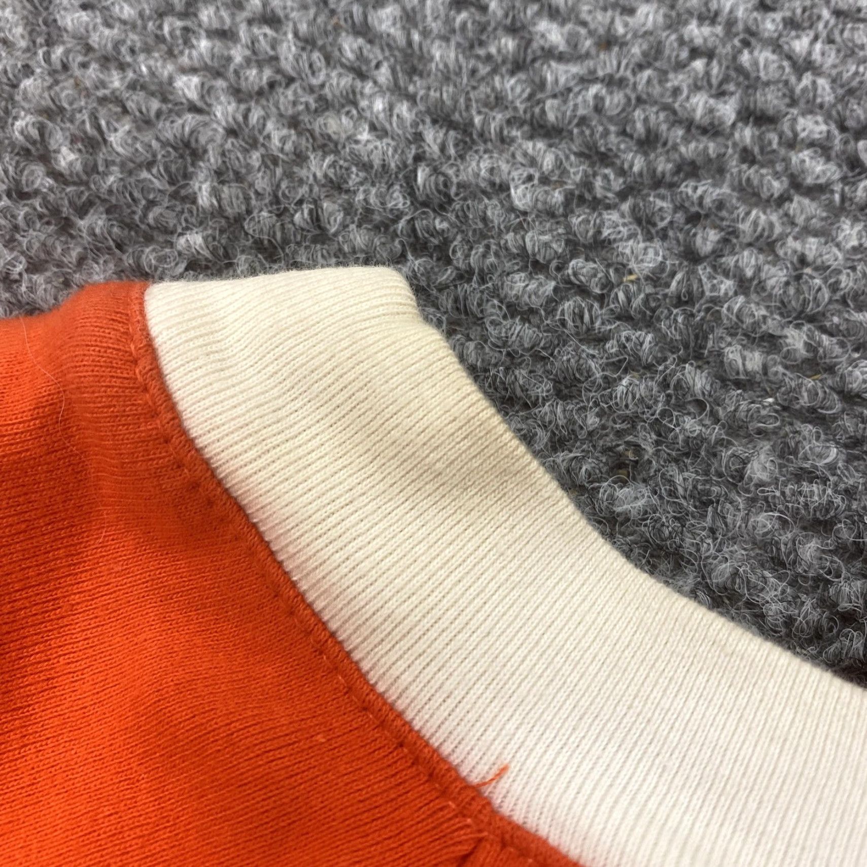 Vintage VINTAGE Sportelle Shirt Womens M Orange White Bow Scoop Neck 3/4 Sleeve Cotton Size M / US 6-8 / IT 42-44 - 6 Thumbnail