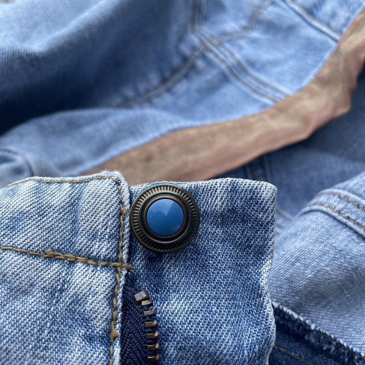 If Six Was Nine × Japanese Brand × Le Grande Bleu (L.G.B.) 🇯🇵 SUPER FLARE RIGHT-ON DENIM PANTS Size 26" / US 2 / IT 38 - 13 Thumbnail