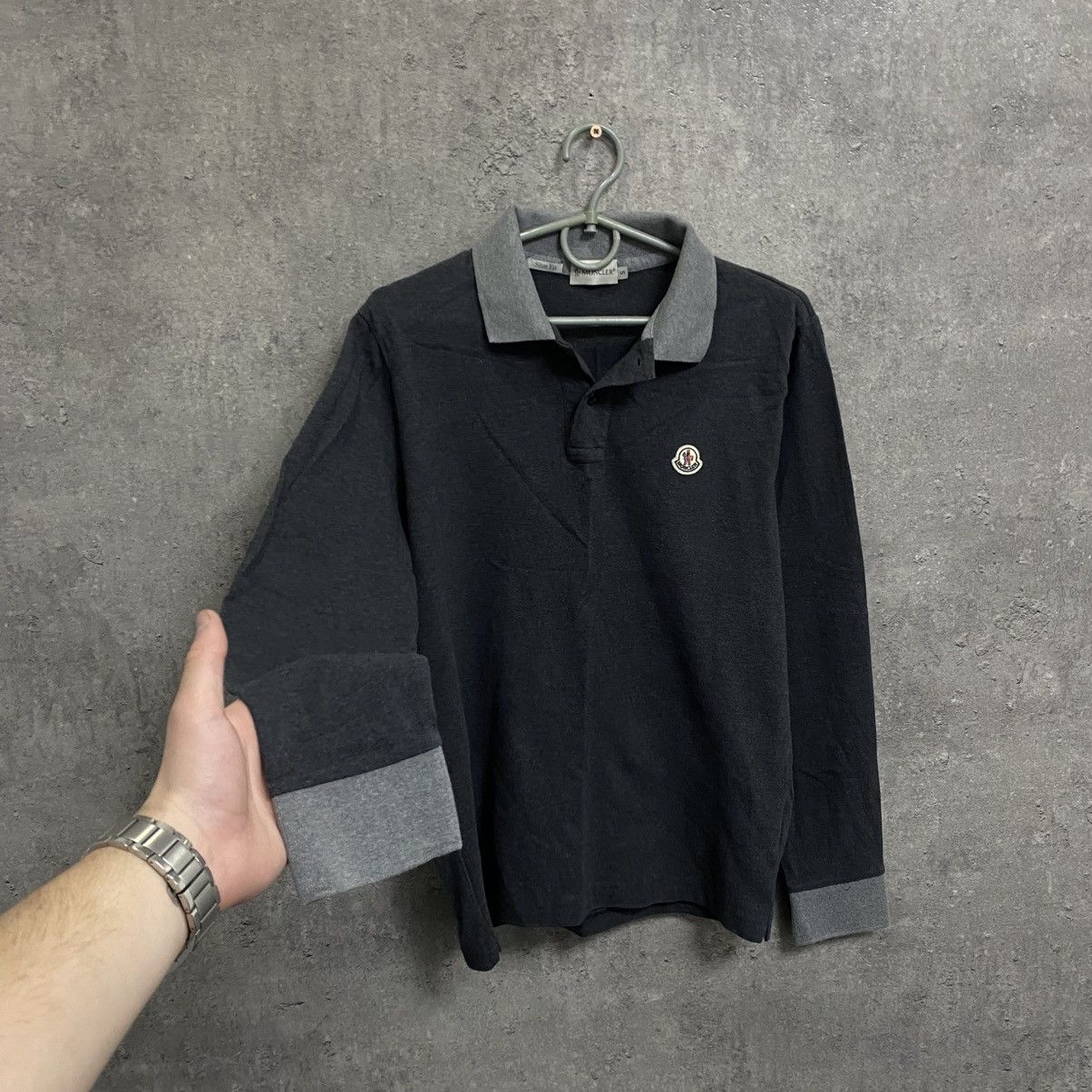 Moncler Moncler Polo Long Sleeve Size US S / EU 44-46 / 1 - 2 Thumbnail