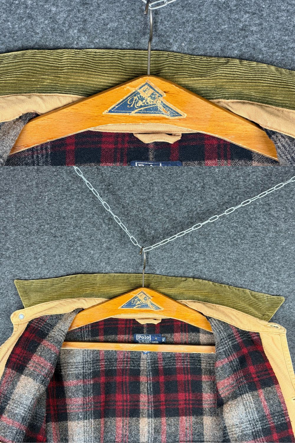 Polo Ralph Lauren 90s Polo Ralph Lauren USA Made Tartan Lined Hunting Field Size US XL / EU 56 / 4 - 18 Thumbnail