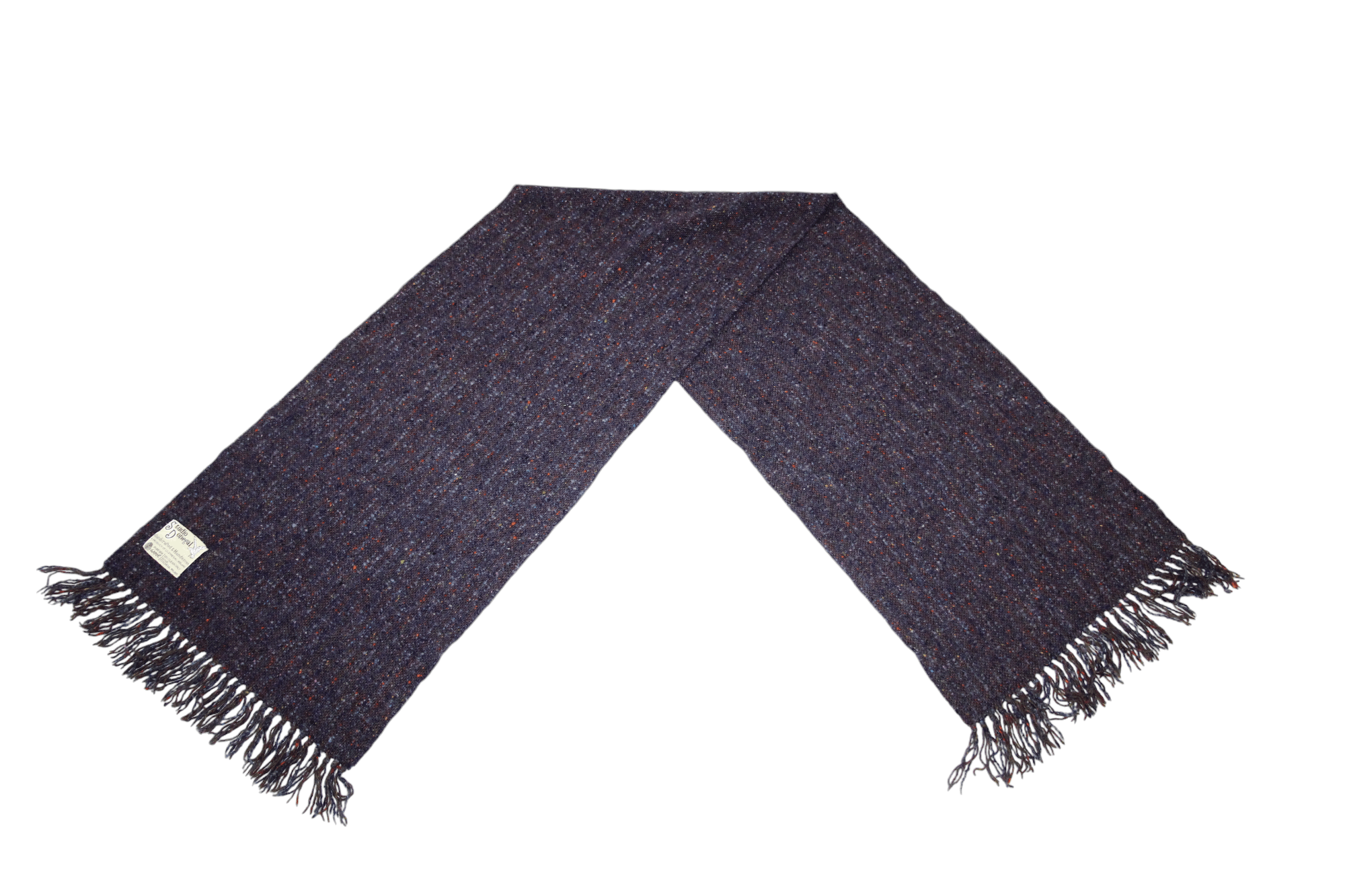 Donegal Tweed Studio Donegal Handcrafted & Handwoven Tweed Scarf 2m x 45cm Size ONE SIZE - 3 Thumbnail