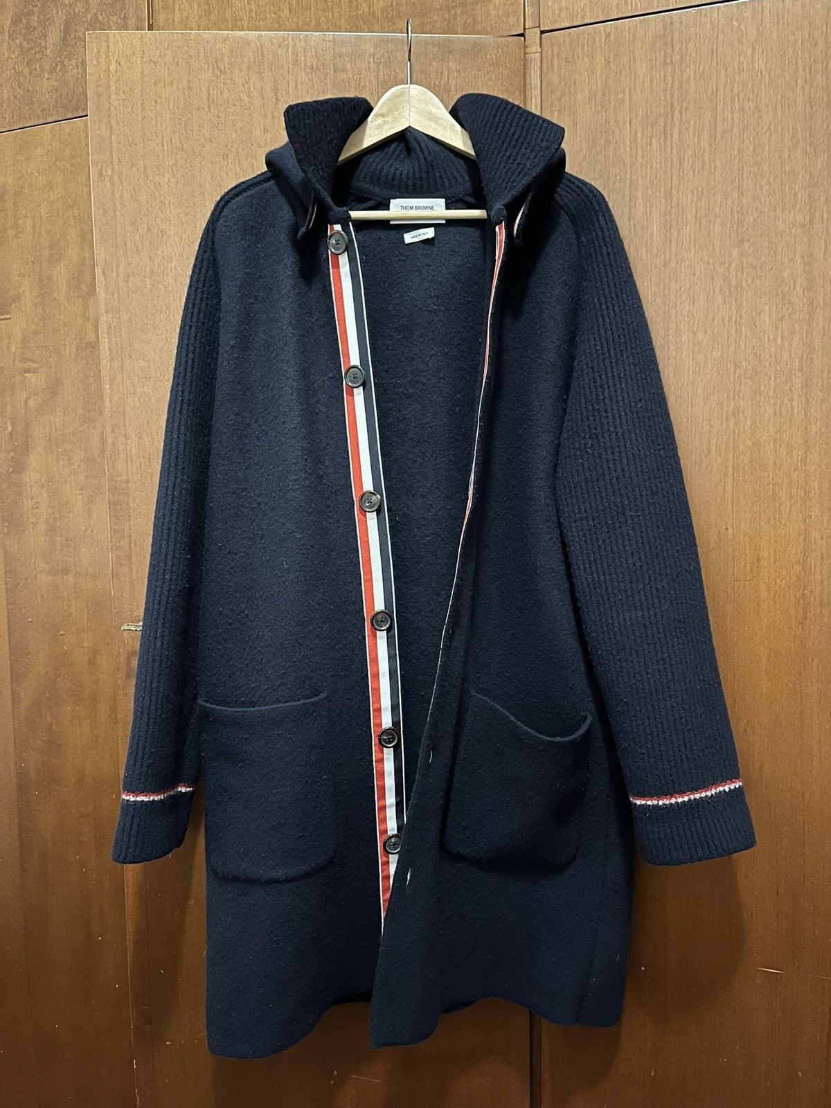 Thom Browne Cashmere overwashed montgomery Size US M / EU 48-50 / 2 - 1 Thumbnail