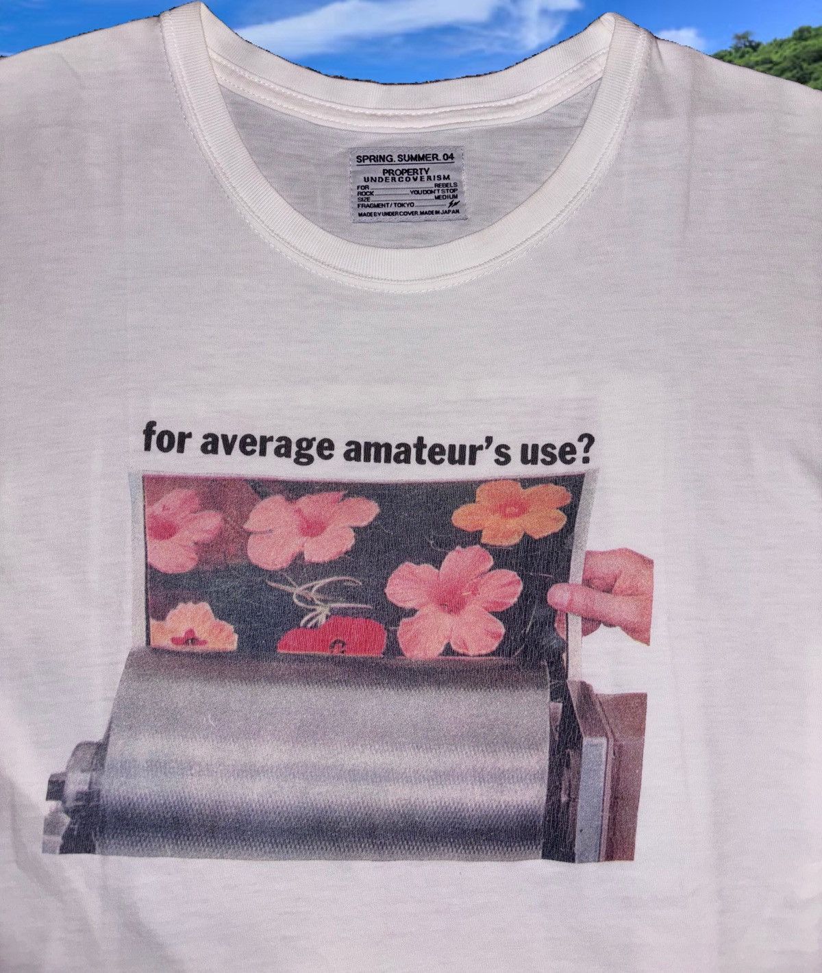 Fragment Design × Undercover SS04 Undercover x Fragment “amatuer’s use?” White Tee Size US M / EU 48-50 / 2 - 3 Thumbnail