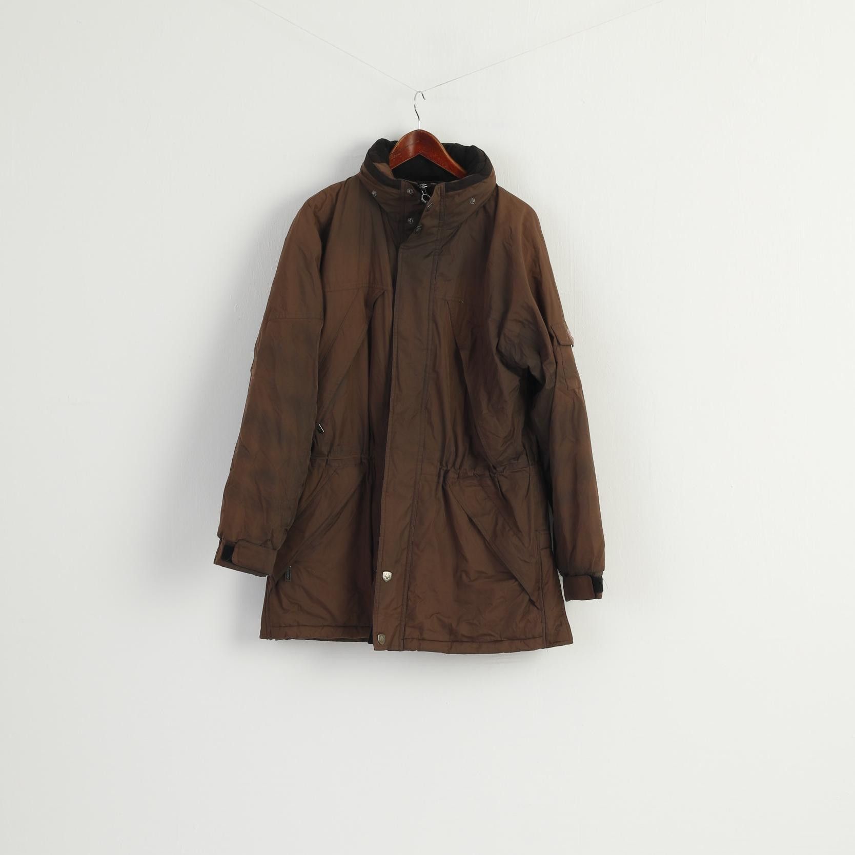 Wellensteyn Wellensteyn Men M Jacket Brown Padded Shiny 8839 Size US M / EU 48-50 / 2 - 1 Thumbnail