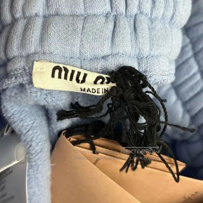 Miu Miu Miu Miu Blue Cotton Ladies Shorts . Size 23" - 4 Thumbnail