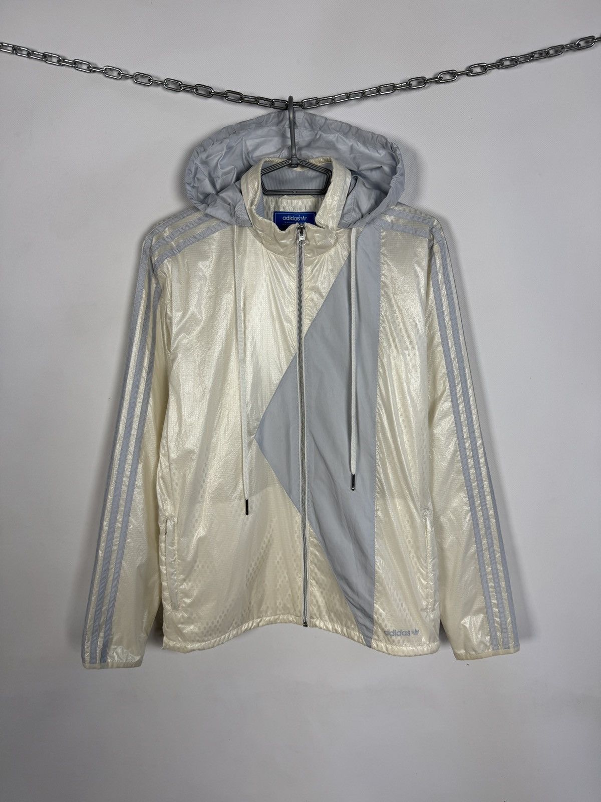 Adidas Adidas Original Nylon Jacket Lightweight Windbreaker Size 50 Size US M / EU 48-50 / 2 - 1 Thumbnail
