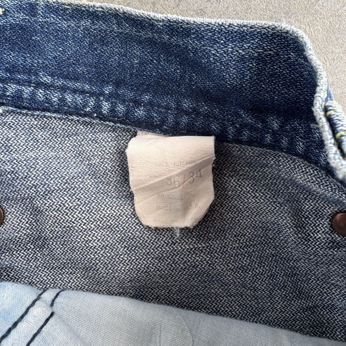 Ariat × Jordache × Vintage Vintage 1980's Western Jordache Bootcut Cowboy Jeans 33x34 Size US 33 - 3 Thumbnail