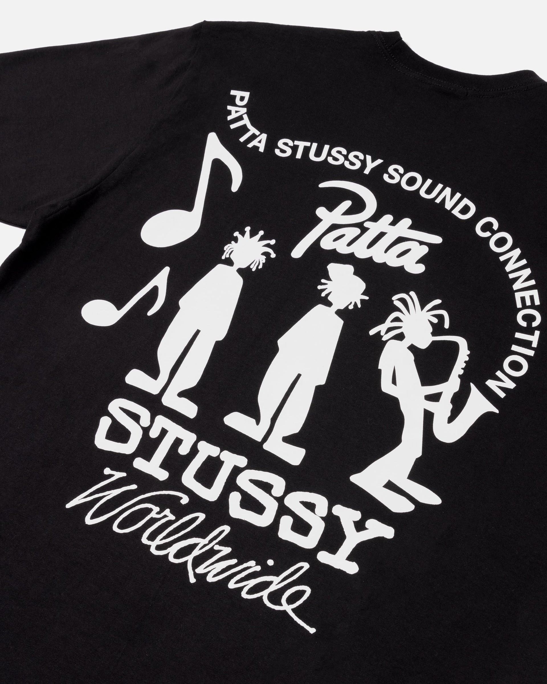 Patta × Stussy Stussy Patta Sound Connection Tee Black Size US XL / EU 56 / 4 - 3 Thumbnail