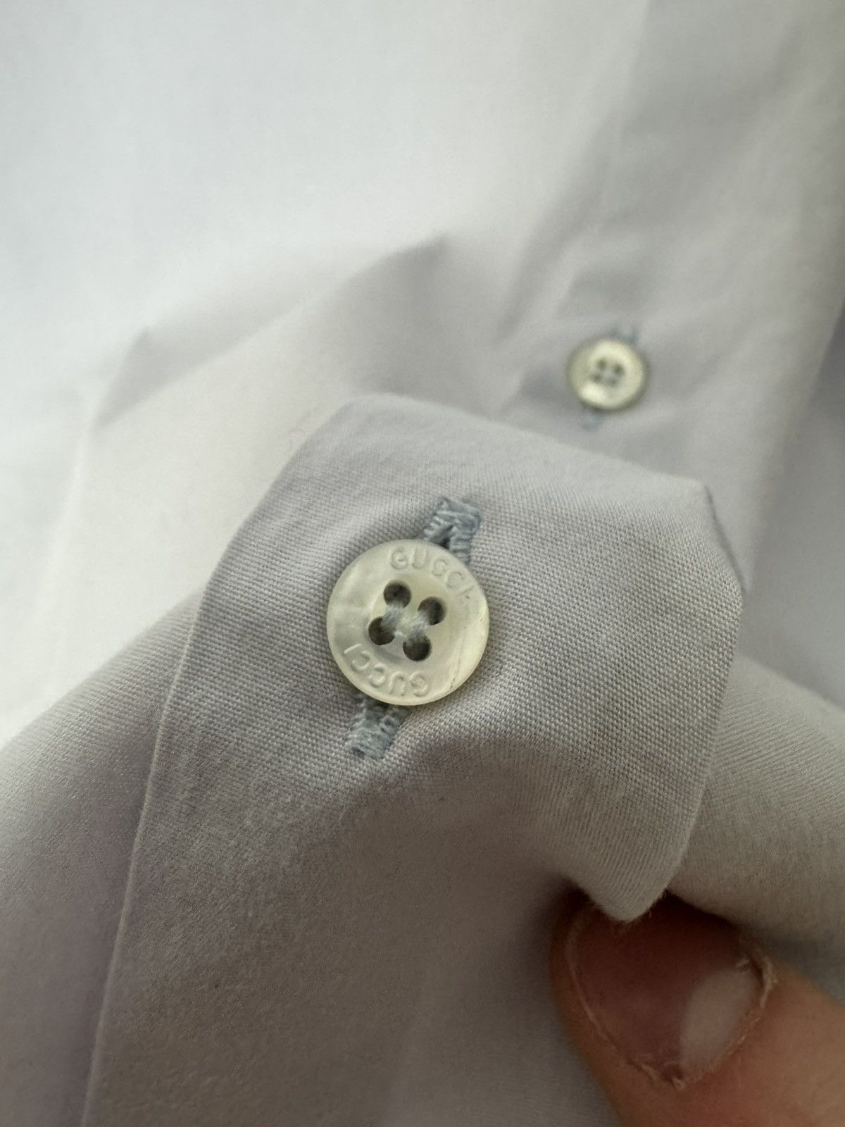 Gucci Gucci Slim Fit Shirt Long Sleeve Luxury Designer Italy Maden Size US M / EU 48-50 / 2 - 9 Thumbnail
