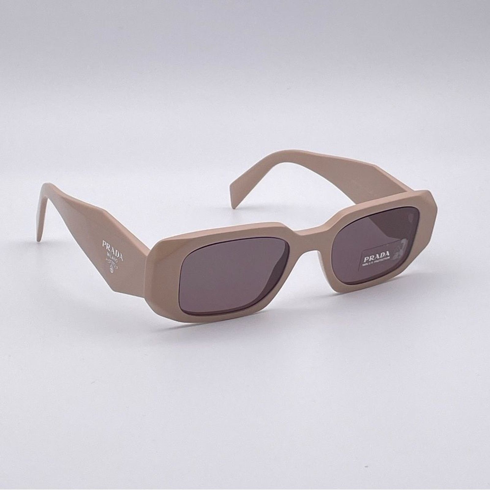 Prada NEW PRADA PR17WS VYJ6X1 Powder/Purple Brown Women Sunglasses Size ONE SIZE - 4 Thumbnail