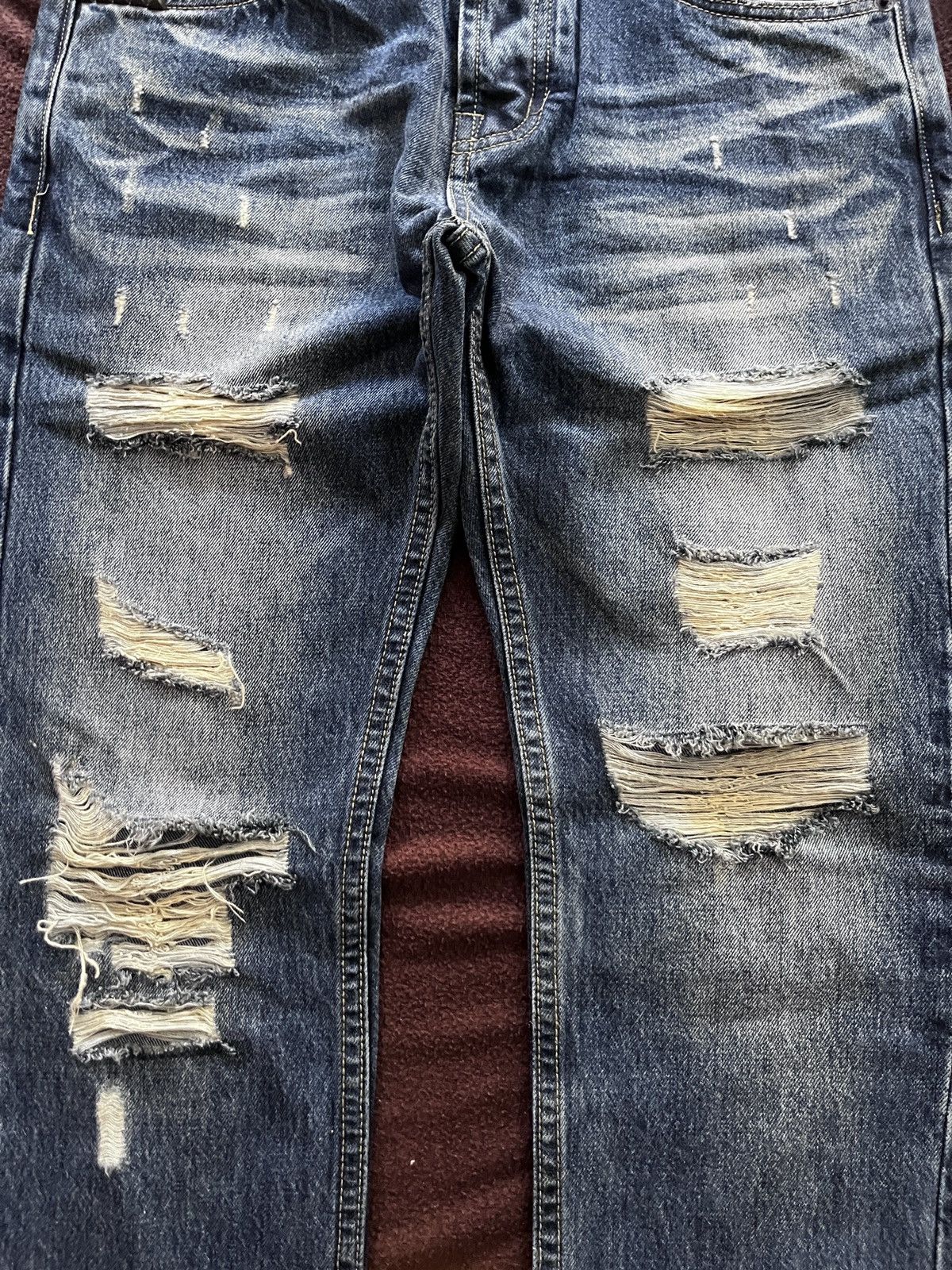 Hysteric Glamour Japanese Hysteric Glamour Distressed Jeans punk Size US 30 / EU 46 - 4 Thumbnail