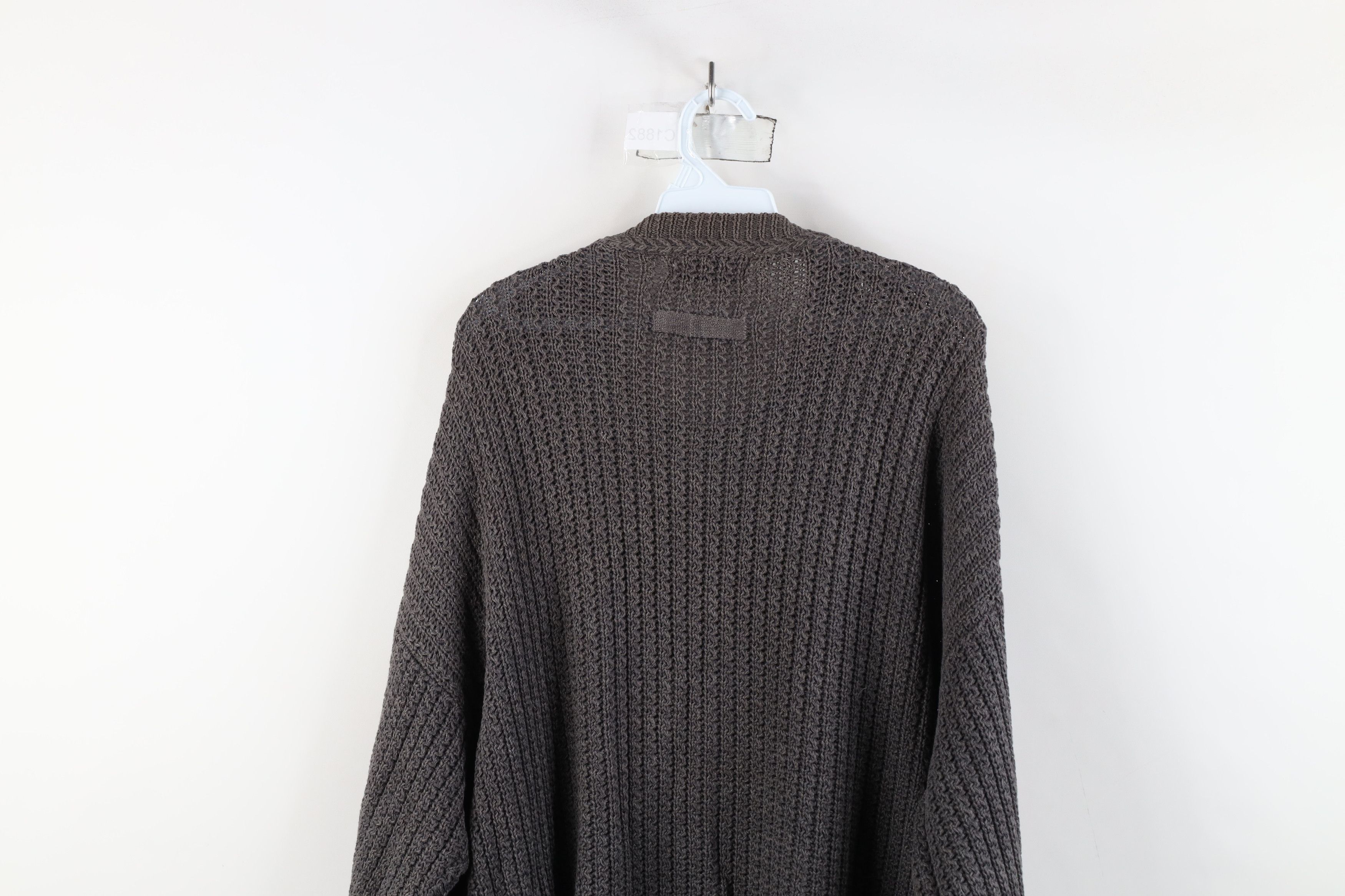 Vintage Vintage 90s Streetwear Baggy Oversized Ribbed Knit Sweater Size US L / EU 52-54 / 3 - 12 Thumbnail