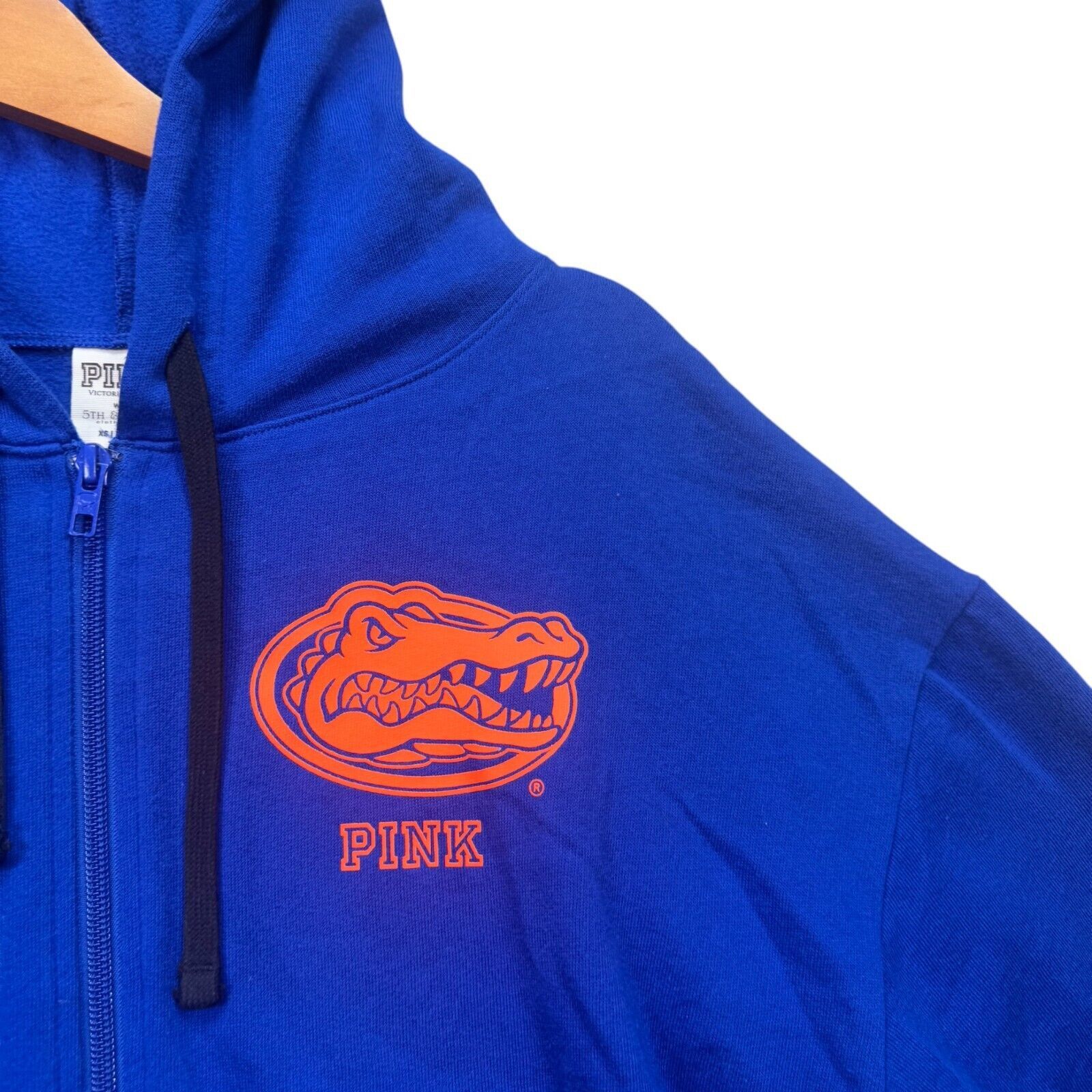 Victoria's Secret Victoria Secret Pink Florida Gators Hoodie Blue L/S XS Size XS / US 0-2 / IT 36-38 - 3 Thumbnail