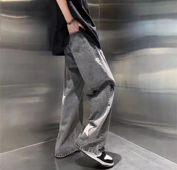 Japanese Brand Honjoh x Rumi Vintage street star embroidered jeans Size US 32 / EU 48 - 3 Thumbnail