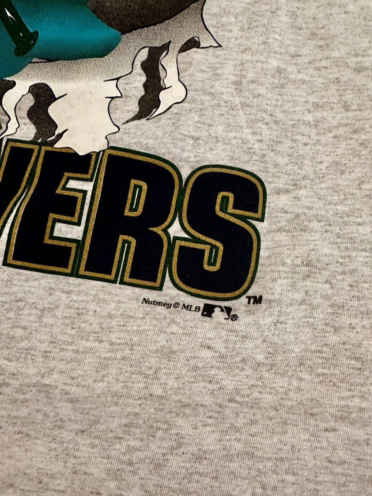 Nutmeg Vintage Milwaukee Brewers Nutmeg Shirt Size Large Size ONE SIZE - 8 Thumbnail