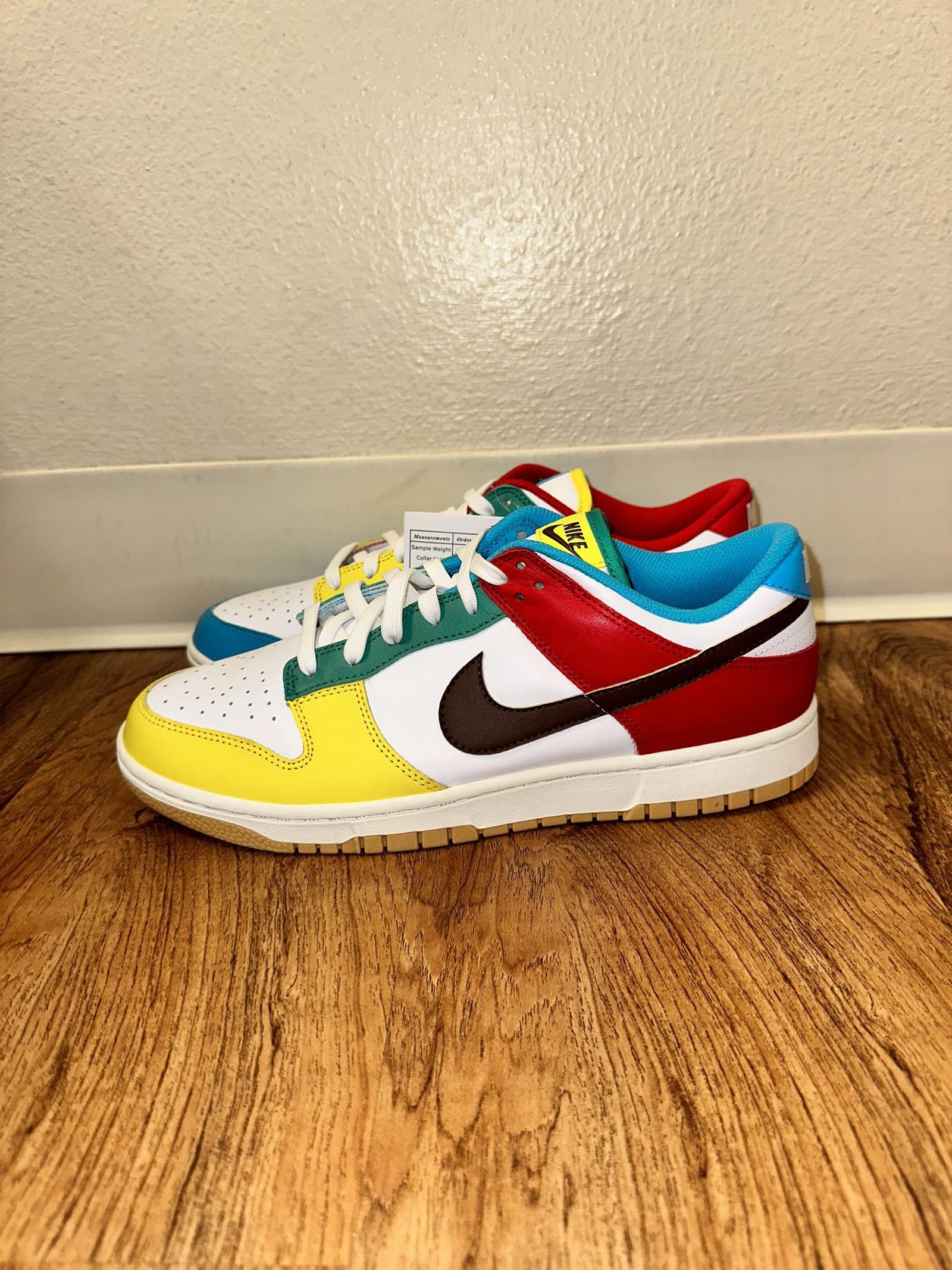 Nike Dunk Low Free 99 White Sample