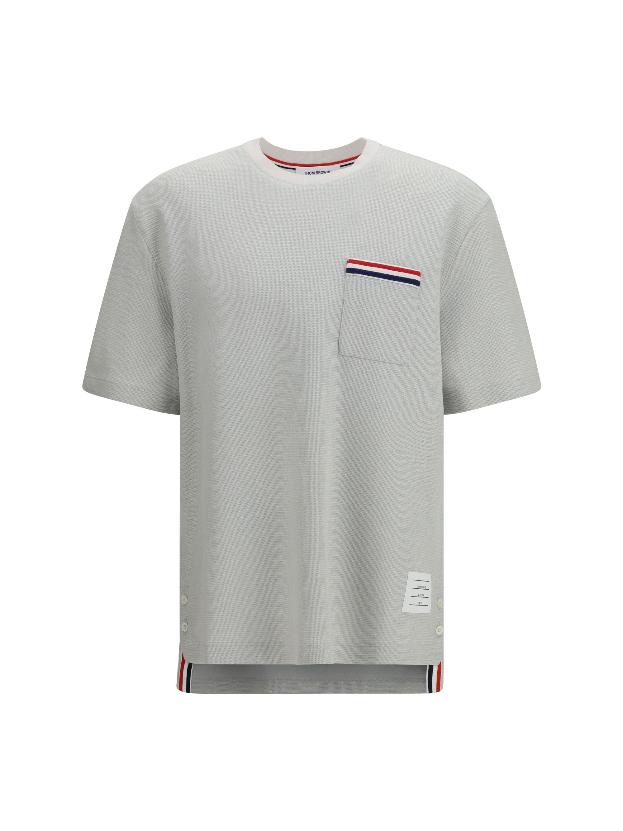 Thom Browne Short-sleeve cotton-linen T-shirt Size US XL / EU 56 / 4 - 1 Thumbnail