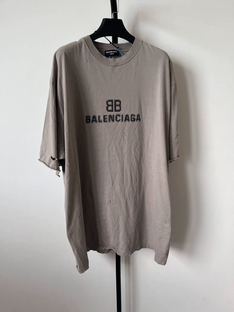 Balenciaga Balenciaga Mosaic Short Sleeve Tee Size US M / EU 48-50 / 2 - 1 Thumbnail
