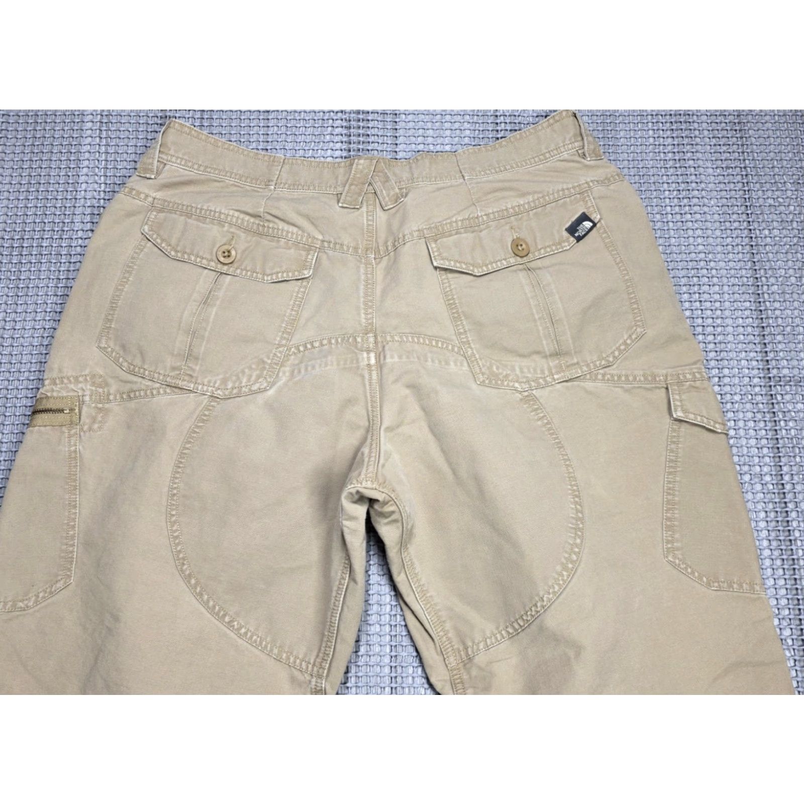The North Face VINTAGE The North Face Pants Mens 38 Beige Canvas Cargo 5-Pocket 31 Inseam Regular Straight Twist: 90s, officer, field Size US 38 / EU 54 - 5 Thumbnail