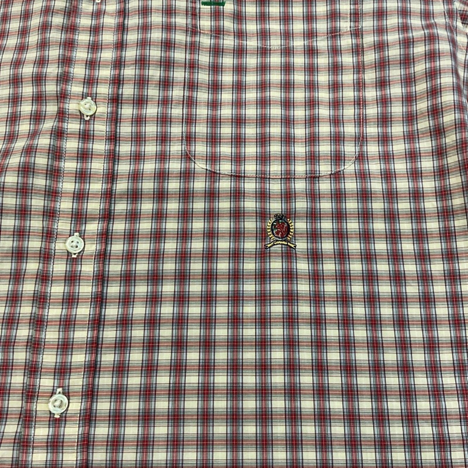 Tommy Hilfiger Tommy Hilfiger w/ Crest Plaid Button-Up Shirt Size US L / EU 52-54 / 3 - 4 Thumbnail
