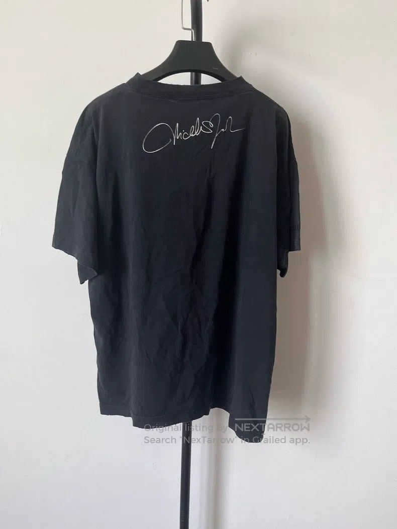 Balenciaga Balenciaga Asymmetric Hem Short Sleeve T-Shirt with Round Size US XL / EU 56 / 4 - 5 Thumbnail
