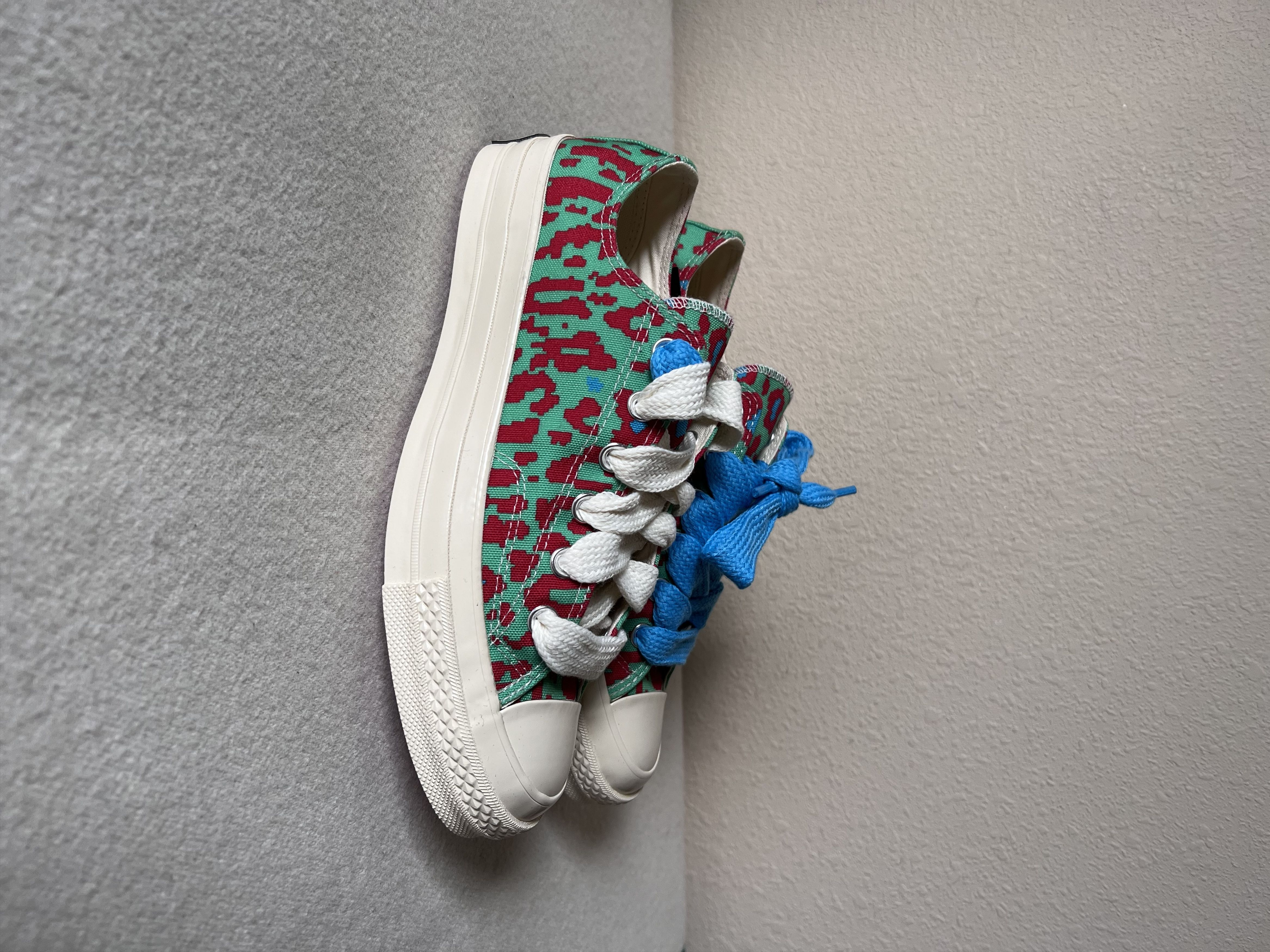 image of Converse Golf Le Fleur Chuck 70 Ox Digital Leopard In Green Shoes, Men's