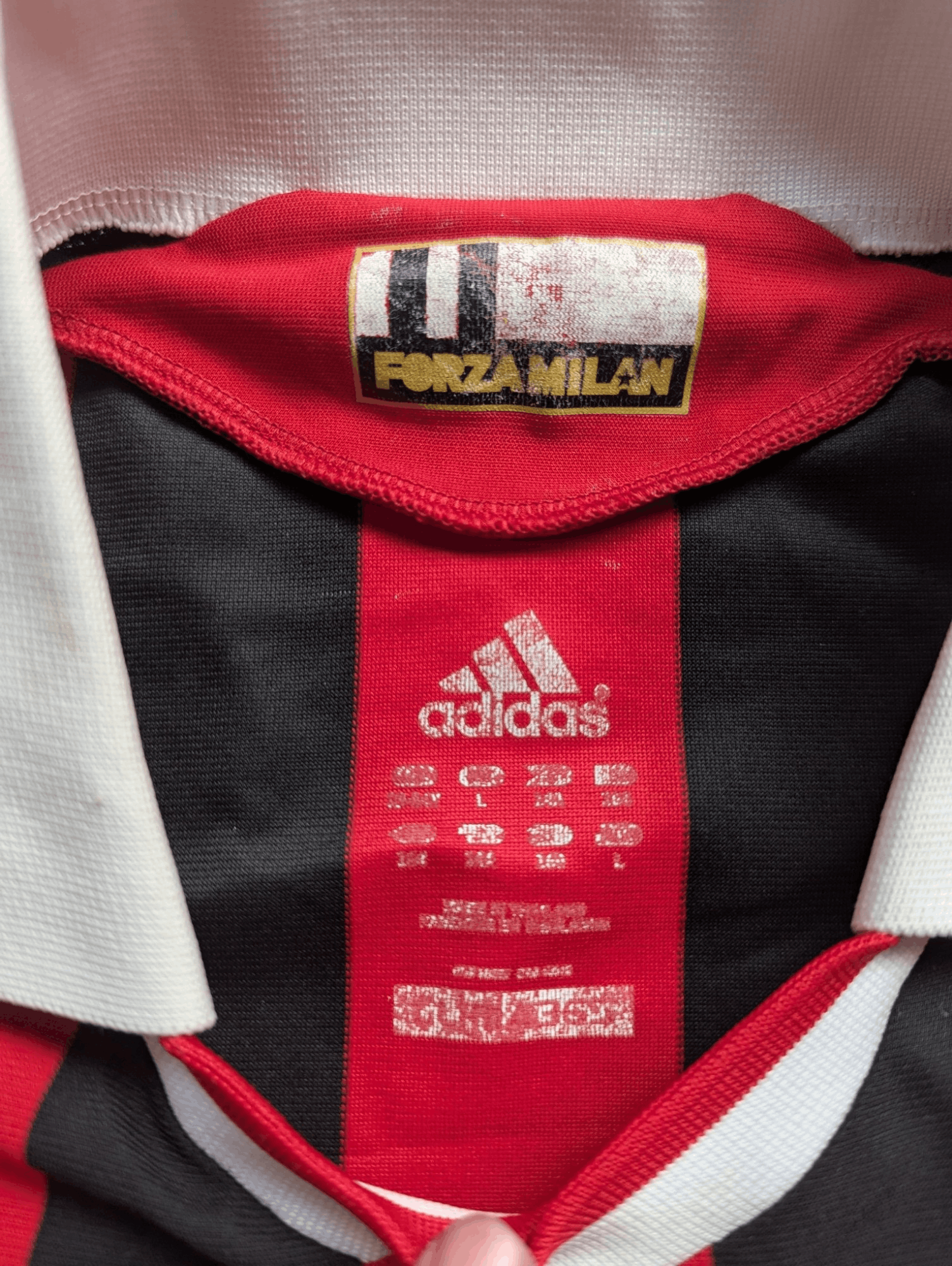 Adidas Adidas AC MILAN FC 2009/10 Home Football Shirt Jersey Size US S / EU 44-46 / 1 - 3 Thumbnail