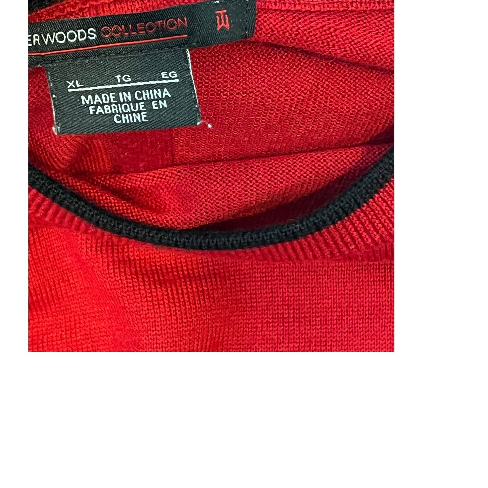 Nike × Tiger Woods Nike Tiger Woods Collection Red Sweater Crewneck Mens XL Size US XL / EU 56 / 4 - 4 Thumbnail