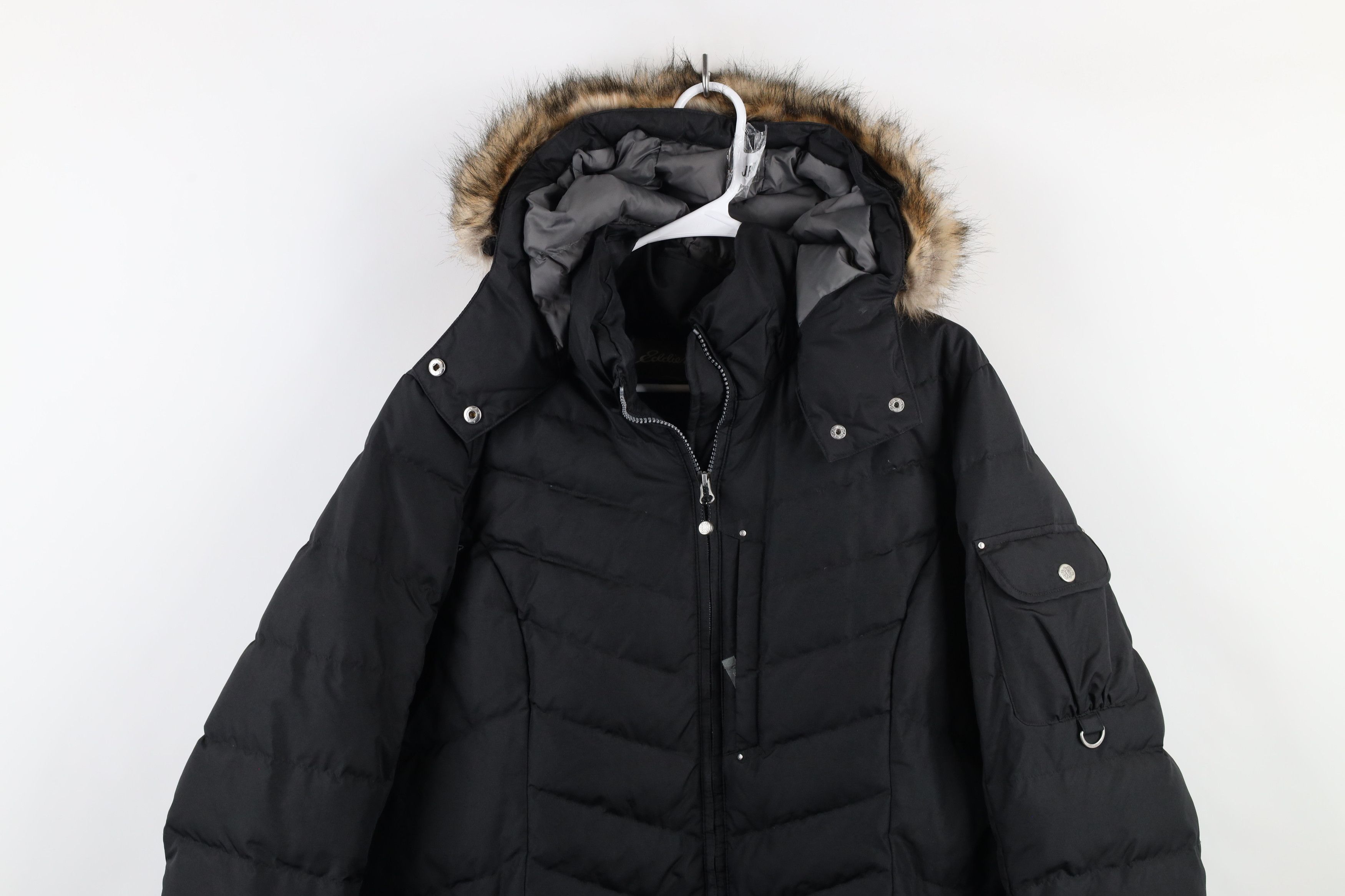 Eddie Bauer × Vintage Vintage Eddie Bauer Fleece Lined Down Puffer Parka Jacket Size XXL / US 16-18 / IT 52-54 - 2 Thumbnail