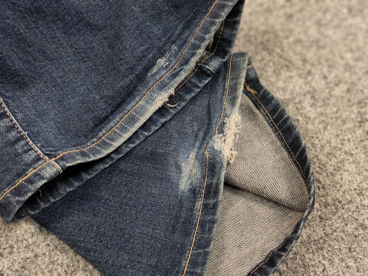 Levi's Vintage 90's levis 529 Distressed Denim flared bootcut Jeans Size 29" - 16 Thumbnail