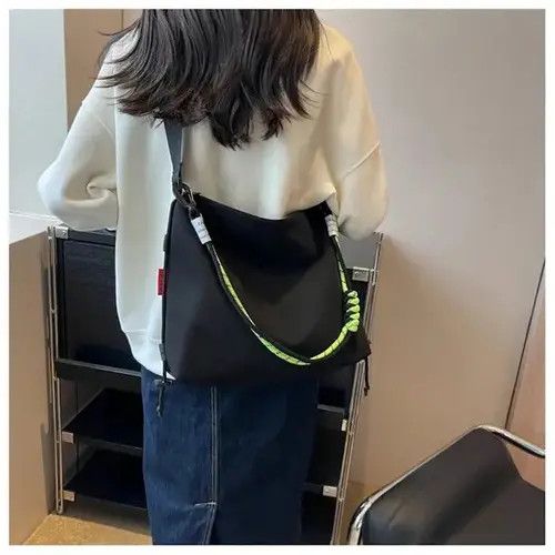 VIBE Unisex Large Nylon Crossbody Bag Size ONE SIZE - 2 Thumbnail
