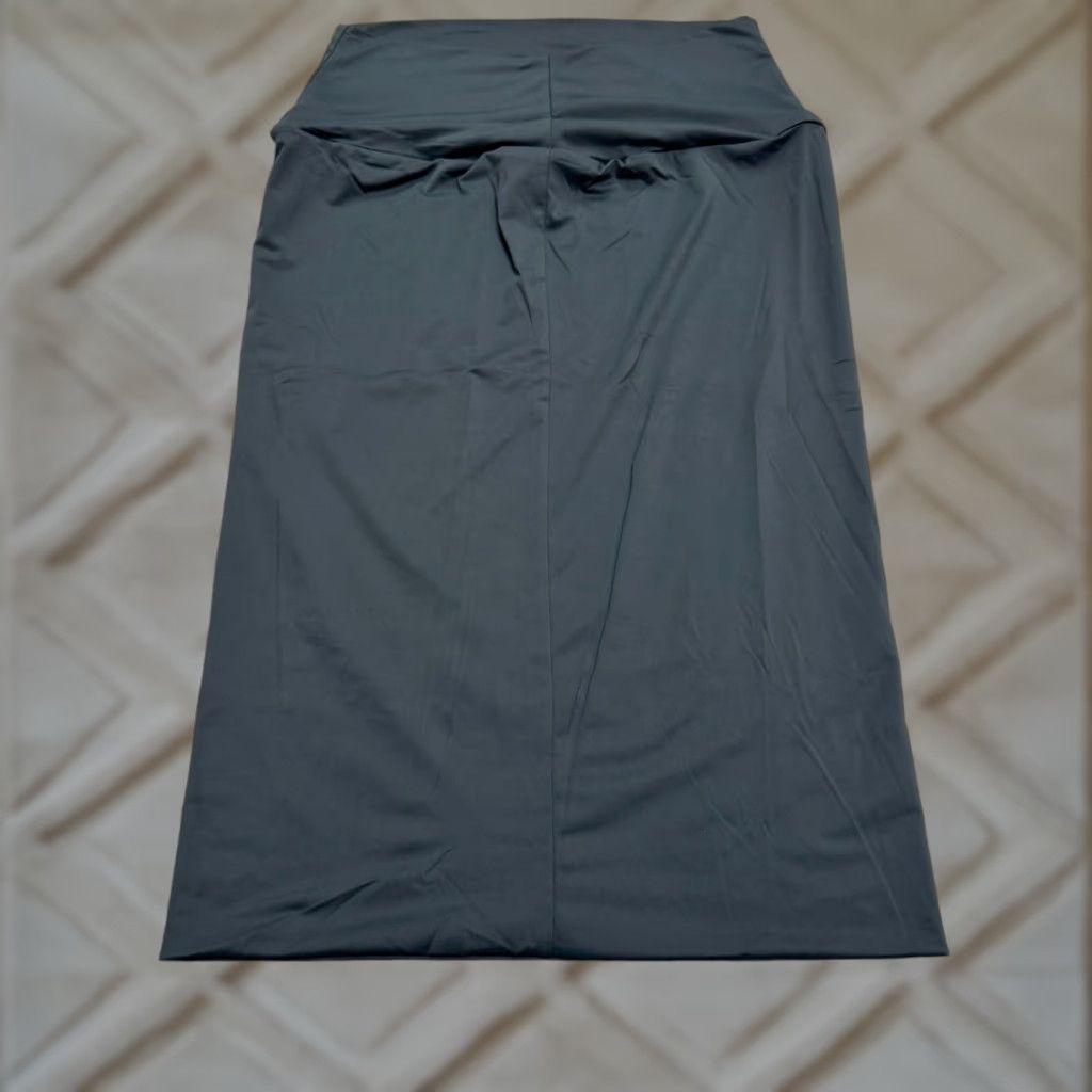 Vintage Epoque Evolution Skirt Womens Medium Maxi Long Straight Gray Soft Stretch 24x26 Size 32" / US 10 / IT 46 - 1 Thumbnail