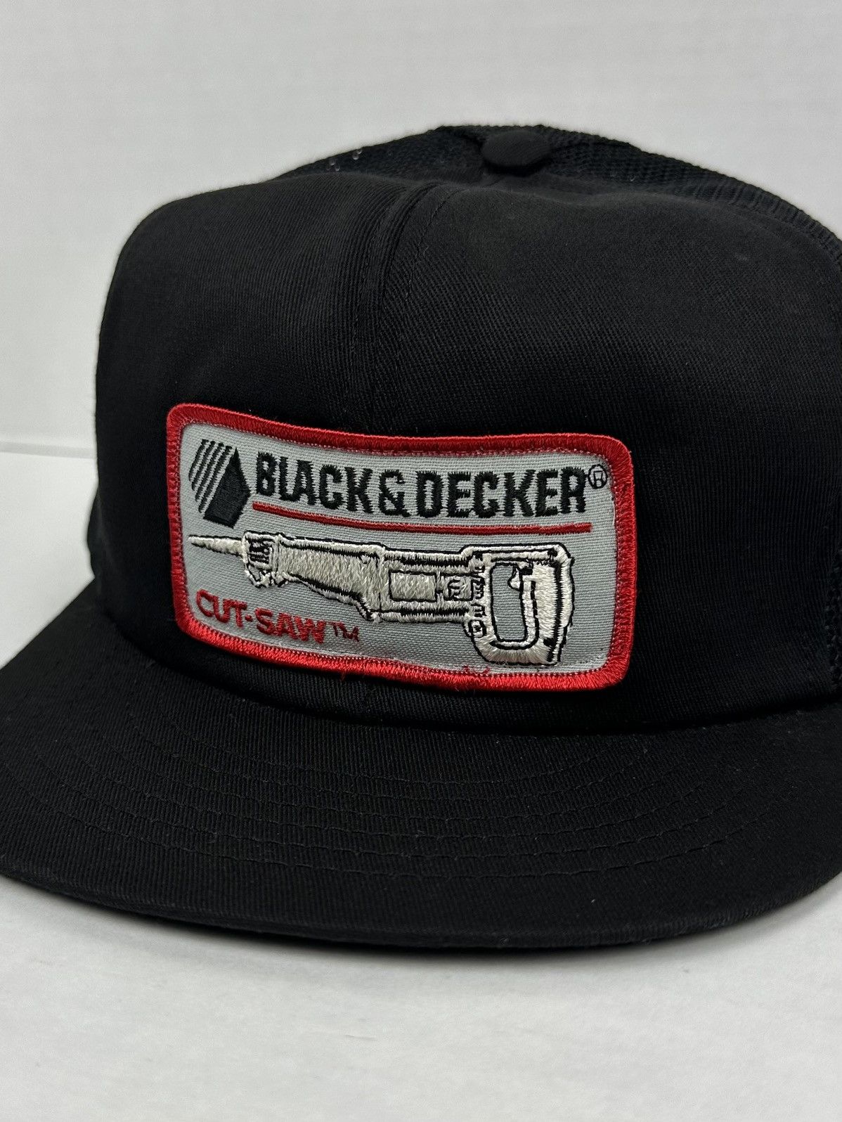 Vintage Vintage Black & Decker Trucker Snapback Patch Logo Cut Saw Size ONE SIZE - 5 Thumbnail