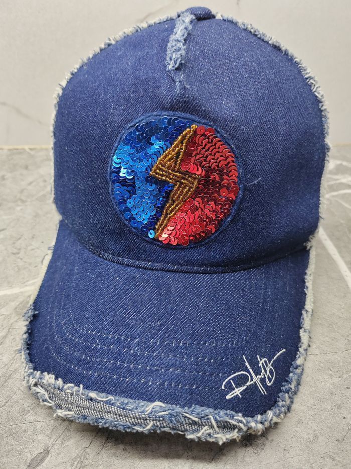 Rolland Berry Colur Vintage Yoshinori Kotake Denim Style Cap Hat Size ONE SIZE - 1 Thumbnail