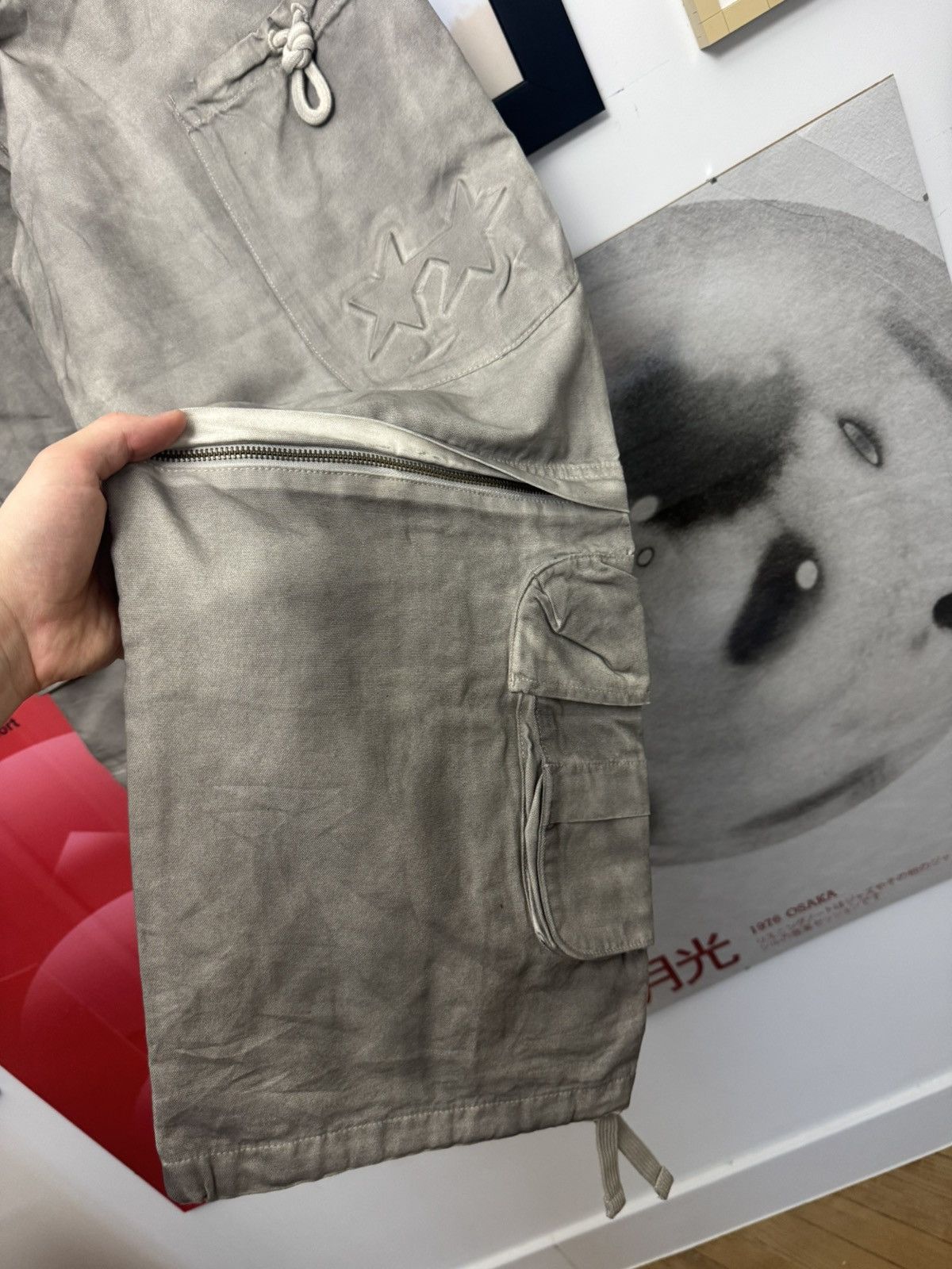 Zara Twojeys x Zara Star Relaxed Oversize Cargo Pants Multipocket Size US 38 / EU 54 - 4 Thumbnail