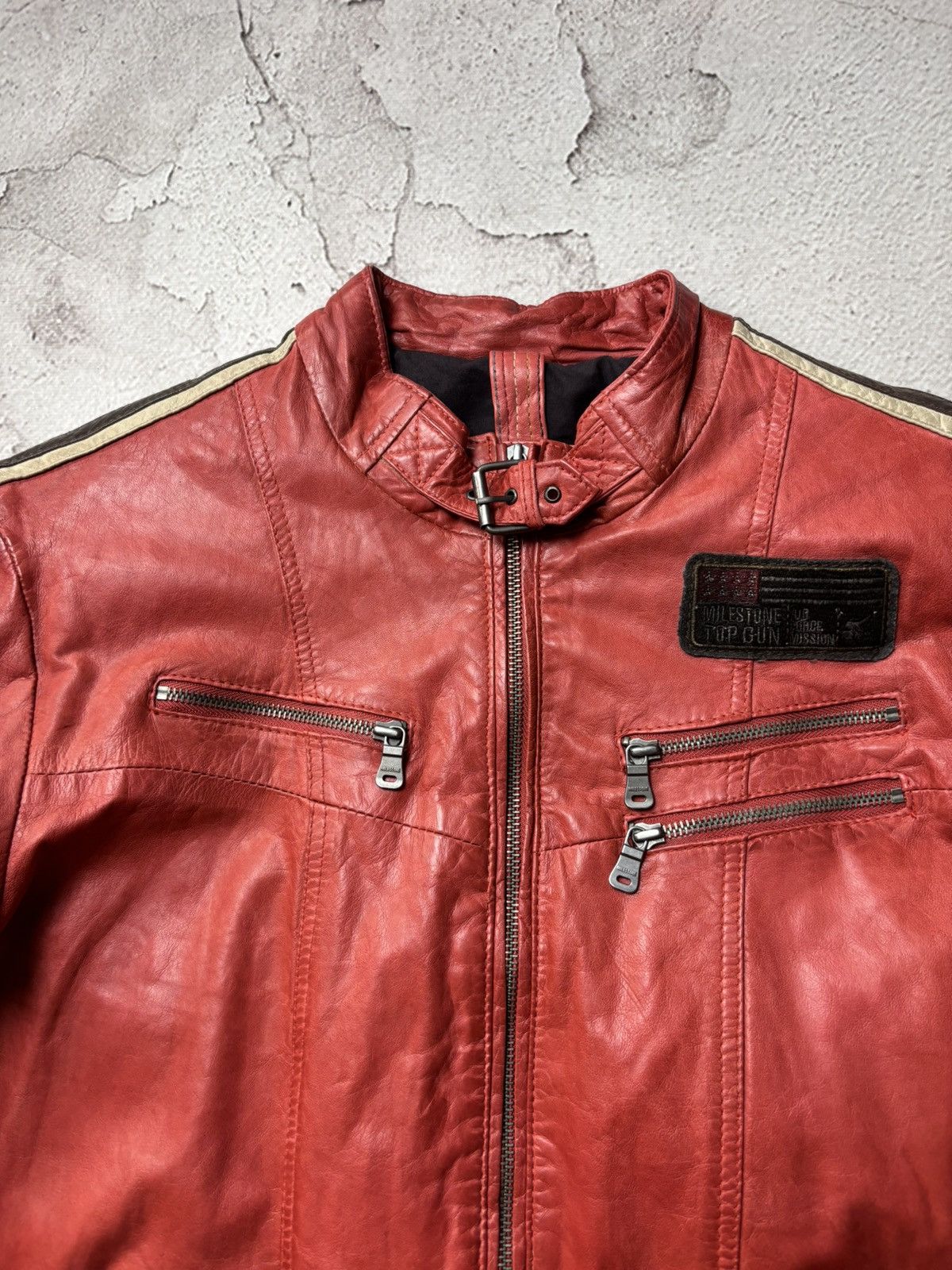 Genuine Leather MILESTONE real Leather jacket in lamb Nappa eu 52 us L Size US L / EU 52-54 / 3 - 15 Thumbnail