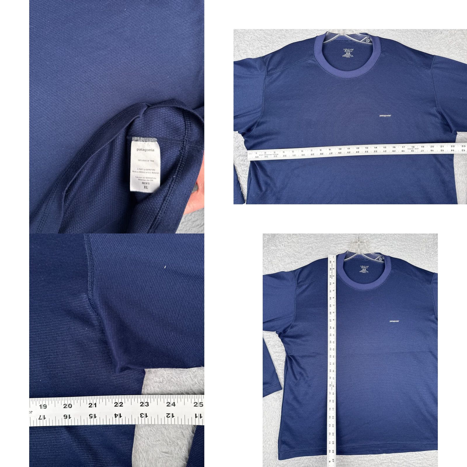 Patagonia Patagonia Shirt Men Extra Large Blue Capilene Long Sleeve Crew Neck Poly READ Size US XL / EU 56 / 4 - 8 Thumbnail