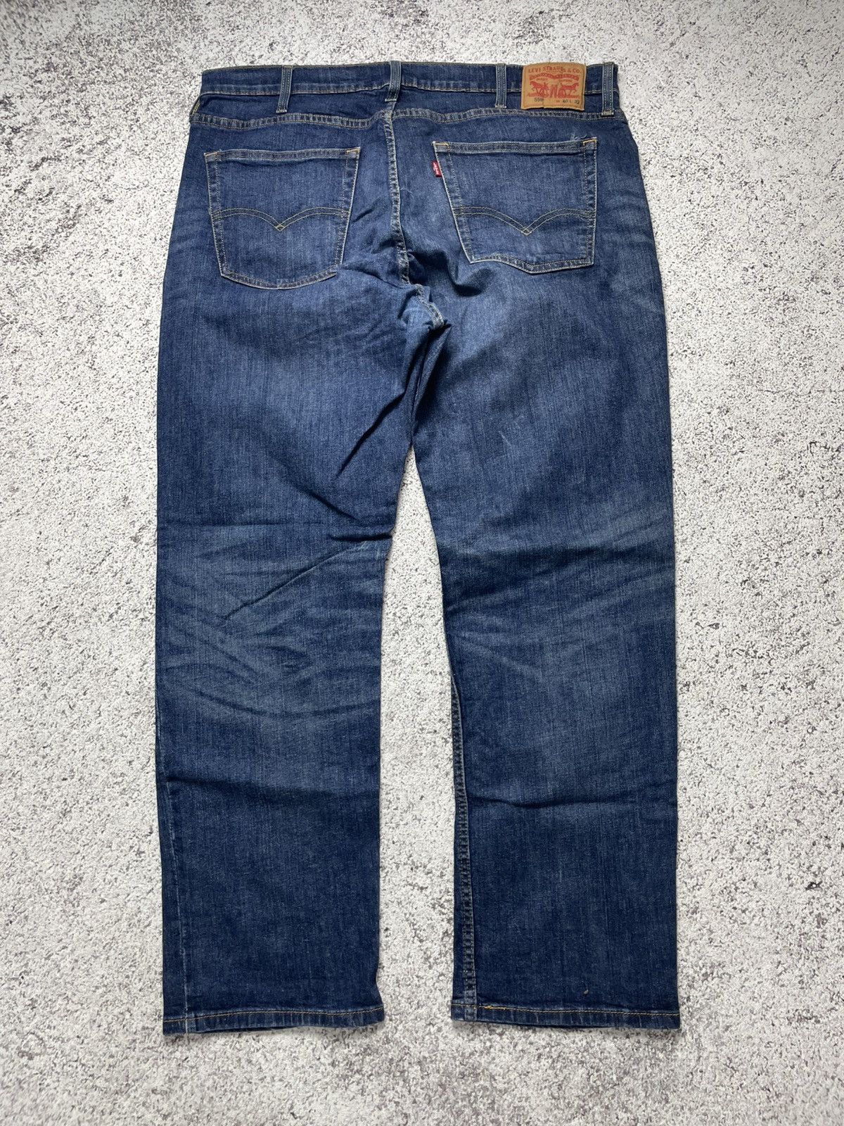 Levi's Levi’s 559 Faded Accent Dark Blue Washed Jeans Size US 41 - 2 Thumbnail