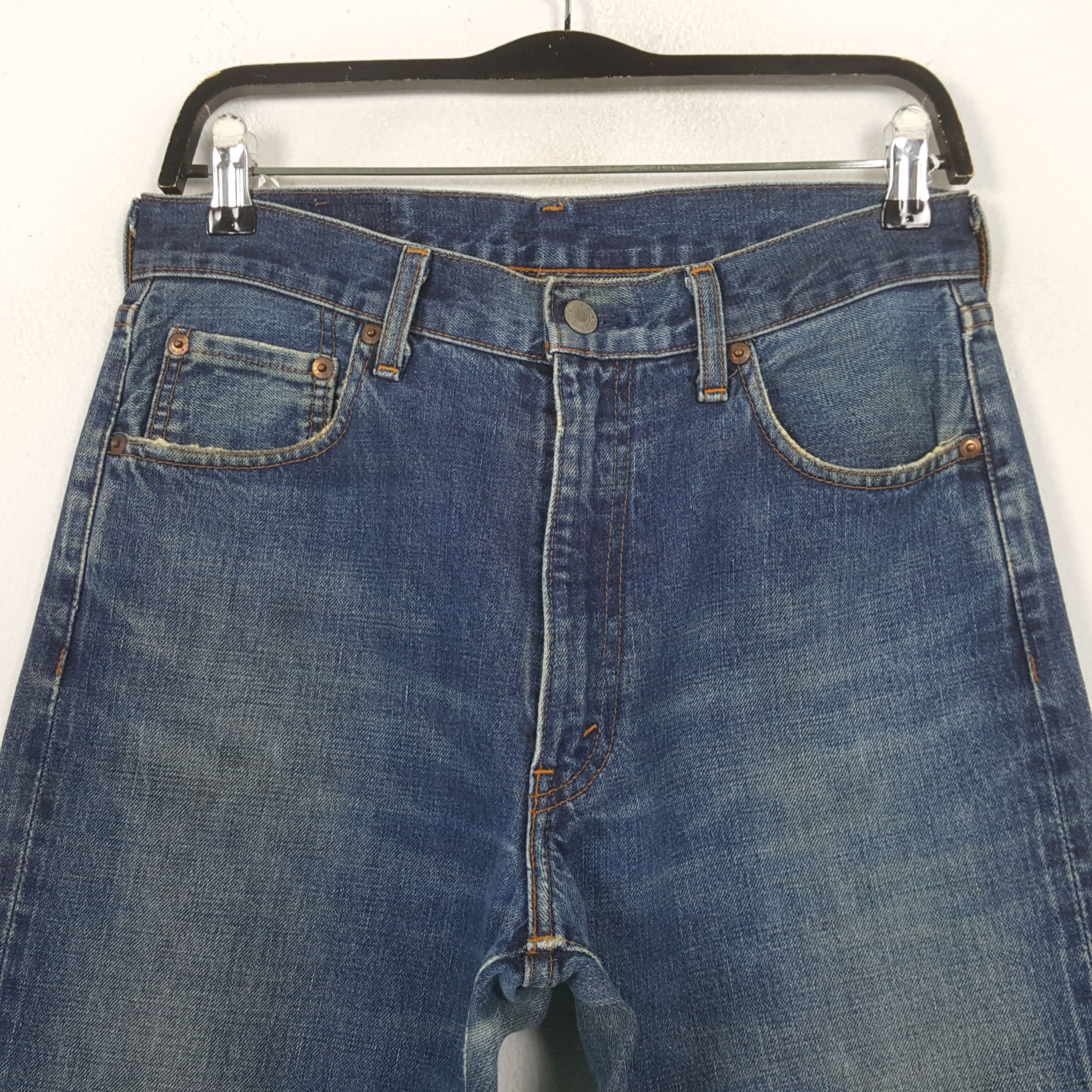 Levi's Levis 502 Big E Selvedge Streetwear Style Jeans RR13 Size US 29 - 2 Thumbnail