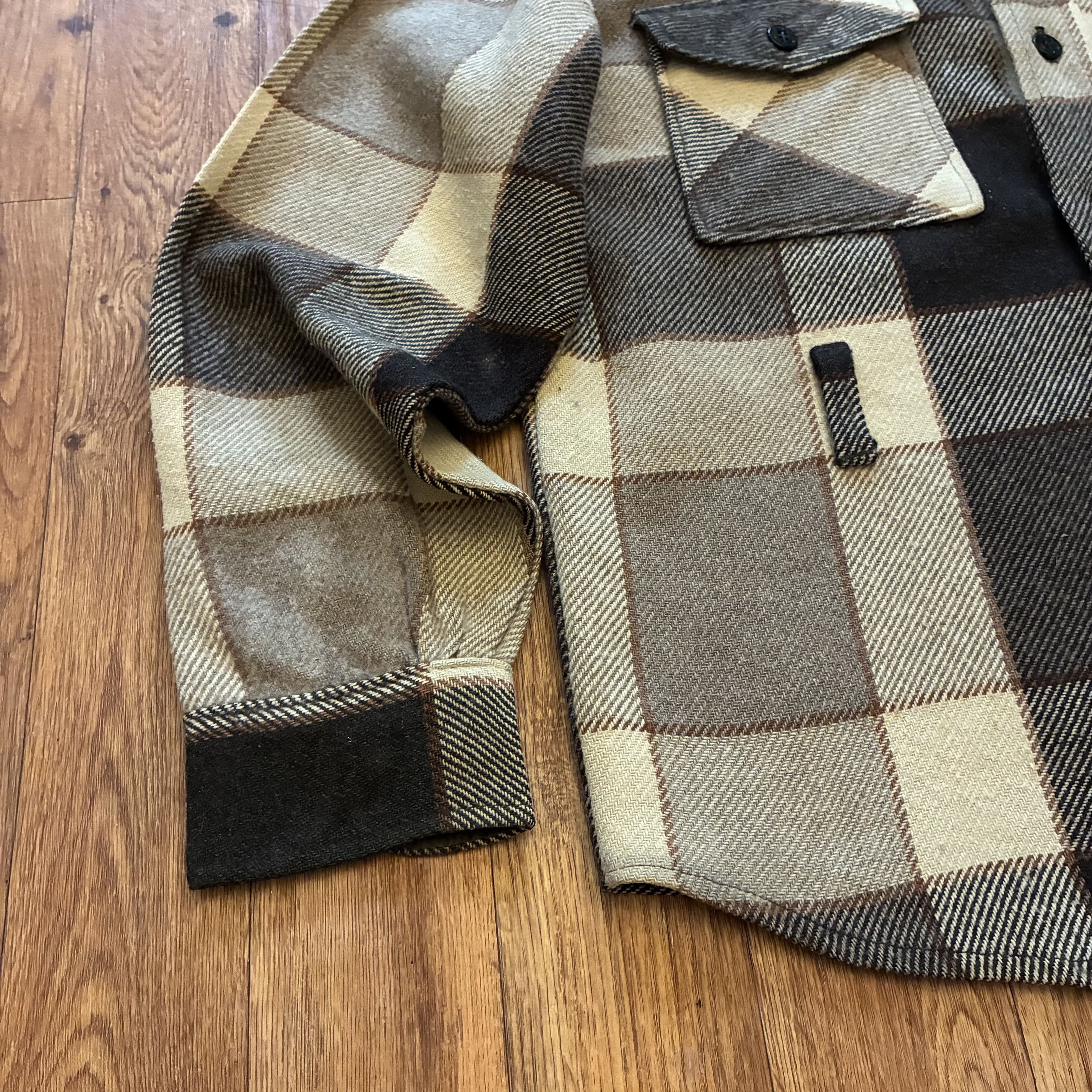 Other Wool CPO Shirt Plaid Vintage Campus 60s Size US M / EU 48-50 / 2 - 8 Thumbnail