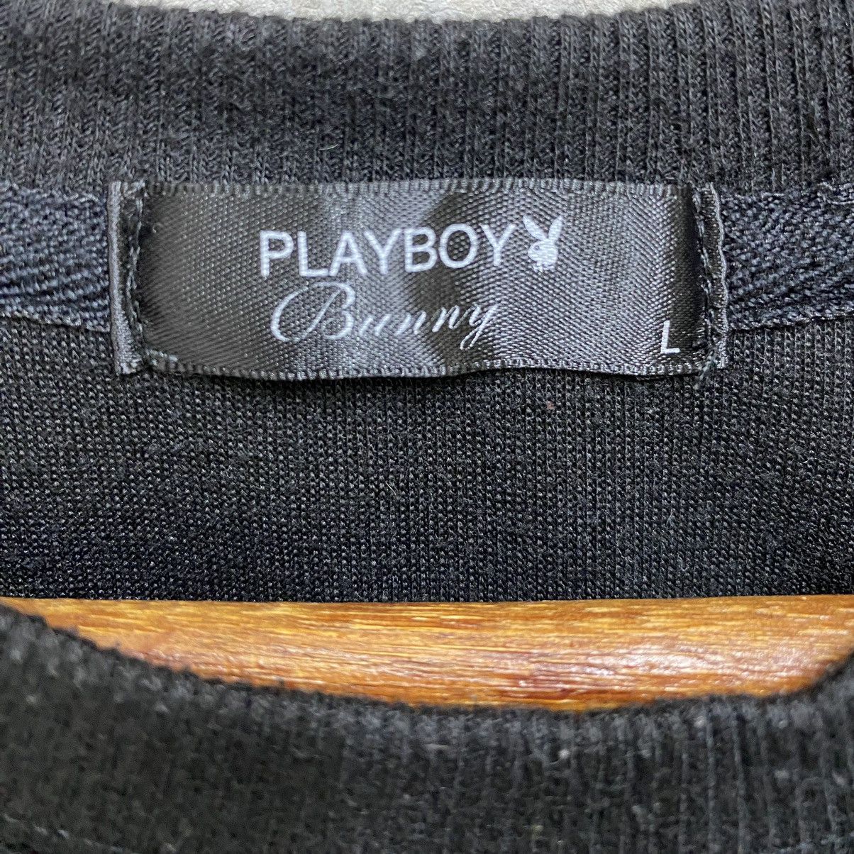 Playboy Vintage Playboy Bunny Sweatshirt Black Spellout Size Large Size US L / EU 52-54 / 3 - 8 Thumbnail
