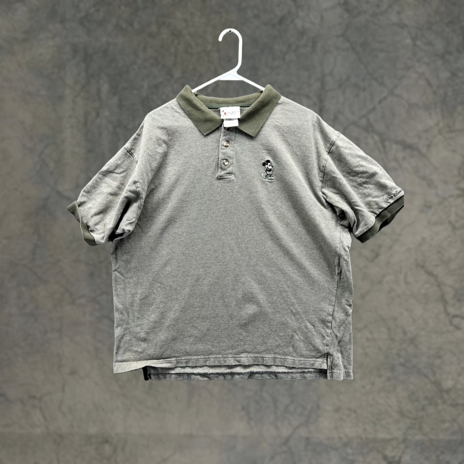 Disney Disney Mickey Mouse Polo Shirt Mens XL Green Herringbone Walt Disney World Shirt Mens XL Green Herringbone Disney Mickey Mouse Polo Shirt Size US XL / EU 56 / 4 - 1 Thumbnail