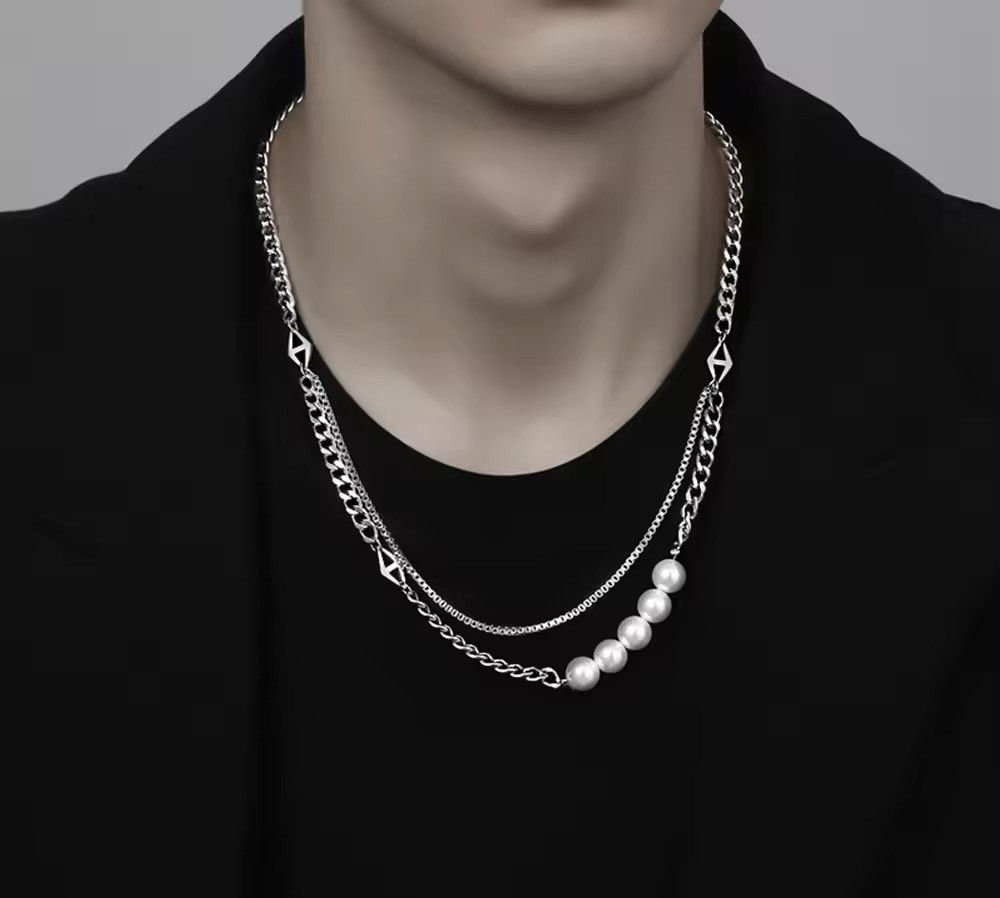 Jewelry Double Layer Pearl Necklace Size ONE SIZE - 1 Thumbnail