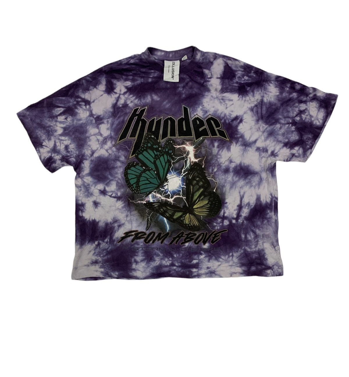 COLLUSION SHIRT TIE DYE OVERSIZED